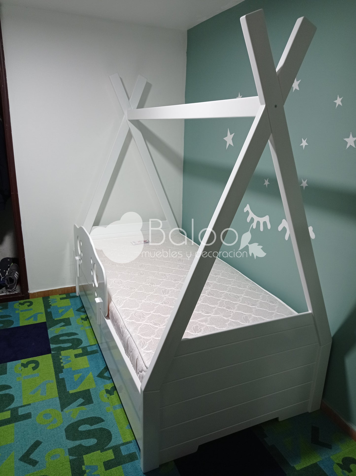 Cama Tipi con Cajones (o Nido)