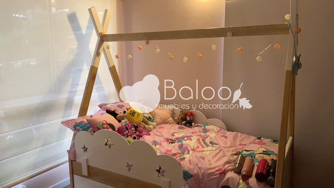 Cama Tipi con Cajones (o Nido)