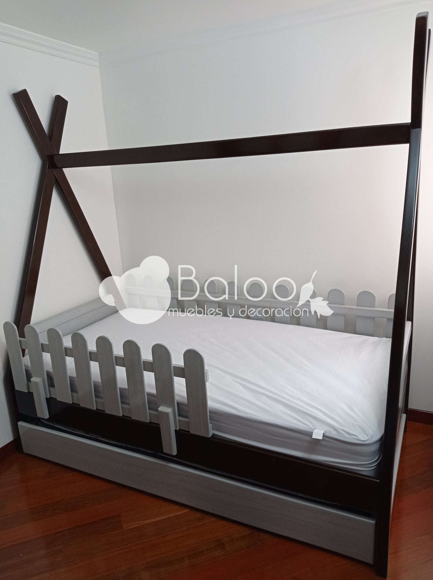 Cama Tipi con Cajones (o Nido)