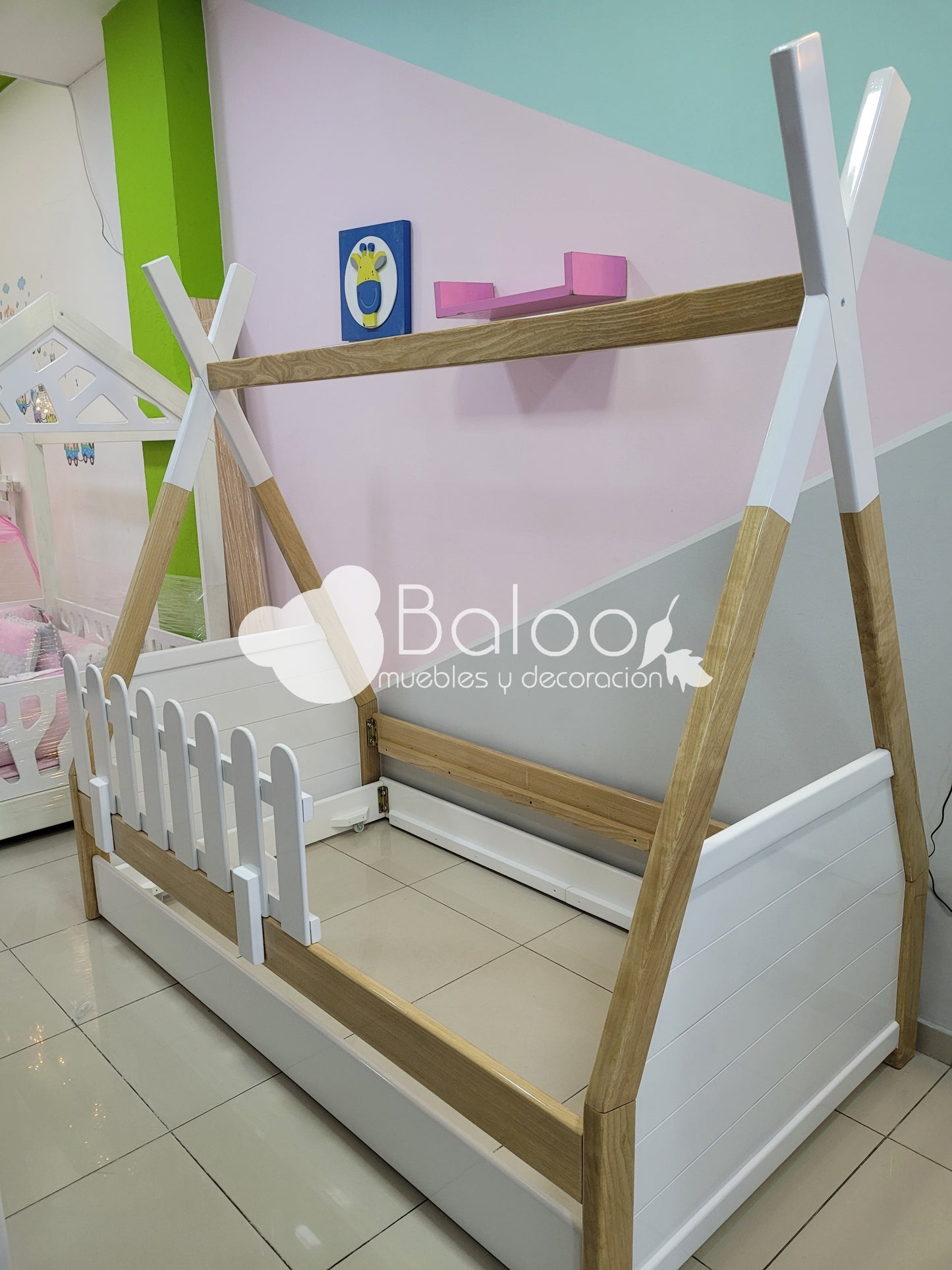 Cama Tipi con Cajones (o Nido)