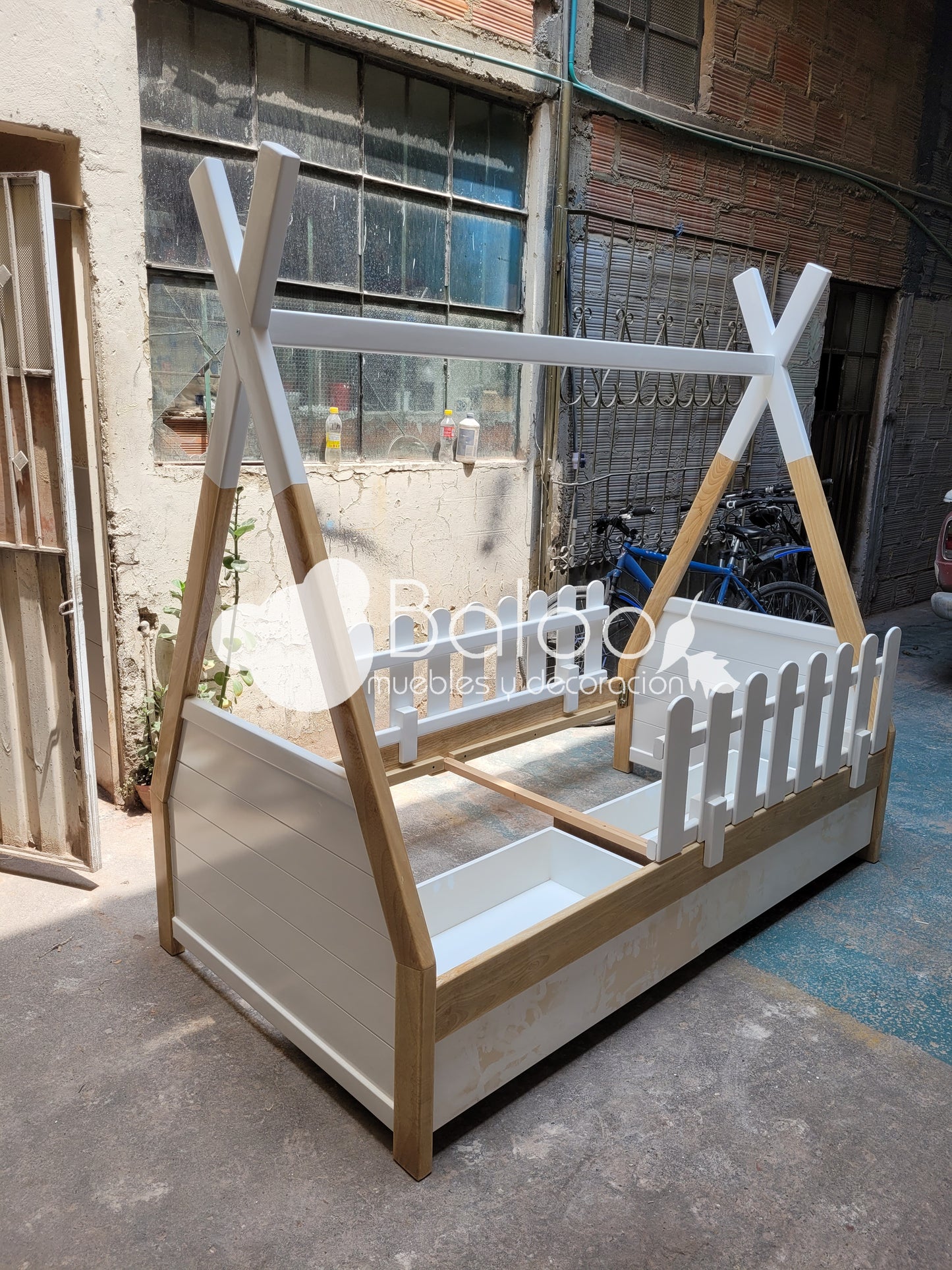 Cama Tipi con Cajones (o Nido)