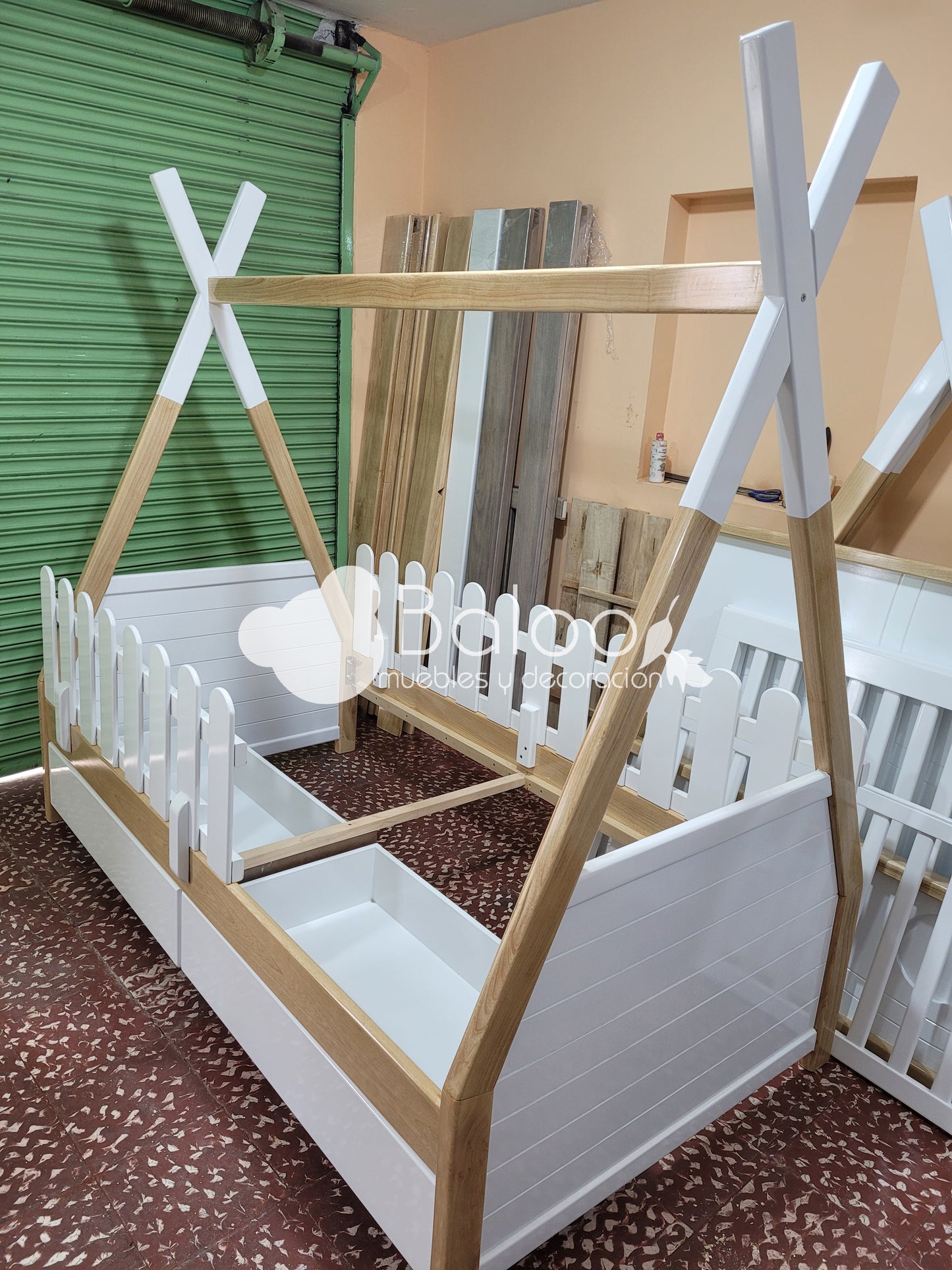 Cama Tipi con Cajones (o Nido)