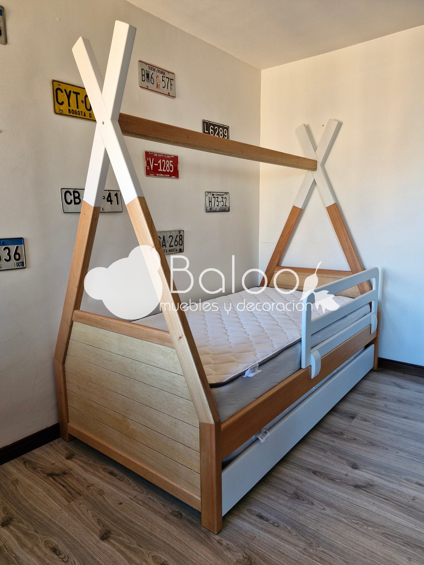 Cama Tipi con Cajones (o Nido)